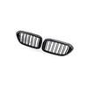 Front Bumper Grille to suit BMW 5 Series G30 G38 2017-2019 Matte Black Dual — image 2