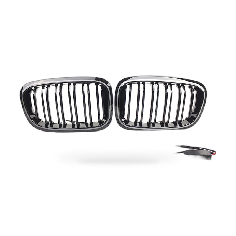 Modified Dual Line LED Halo Ring Grille to suit BMW 1 Series F20 2011-2014 — image 1