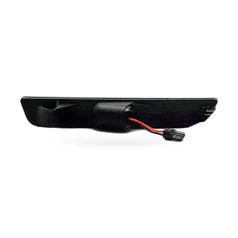 Side Marker Light (Pair) to suit Ford Mustang 2010-2014 Black Housing Amber Lens — image 1
