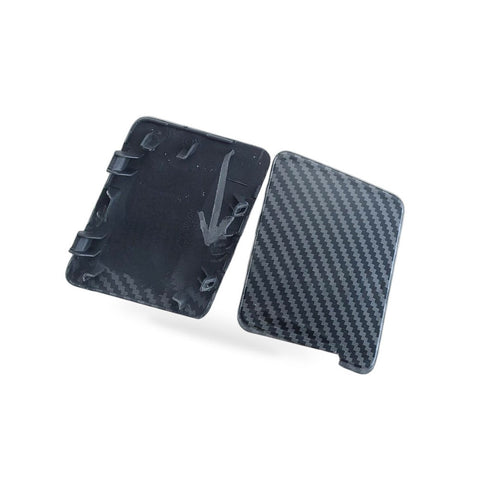 Front Tow Hook Cover to suit Nissan Sylphy 12-15 Sentra 13-15 Carbon Fiber — image 2