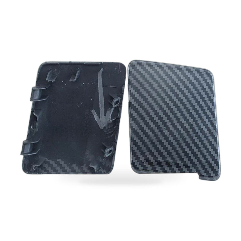 Front Tow Hook Cover to suit Nissan Sylphy 12-15 Sentra 13-15 Carbon Fiber — image 1