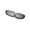 Carbon Pattern Dual Line Front Grille to suit BMW 5 Series E60 E61 04-09 — image 2