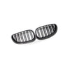 Carbon Pattern Dual Line Front Grille to suit BMW 5 Series E60 E61 04-09 — image 3