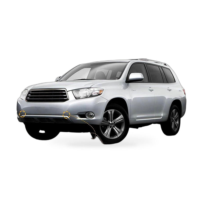 Front Bumper Tow Hook Cover to suit Toyota Highlander 2008-2010 — image 1