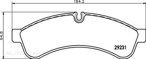 C-Plus Brake Pads Rear Iveco Daily 06-On - MDB2906