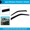 2pcs Weather shields Weathershields to suit Mercedes Benz Sprinter 2006-on — image 2