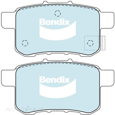Bendix Brake Pads Rear Honda Accessory 08-On - DB1953GCT