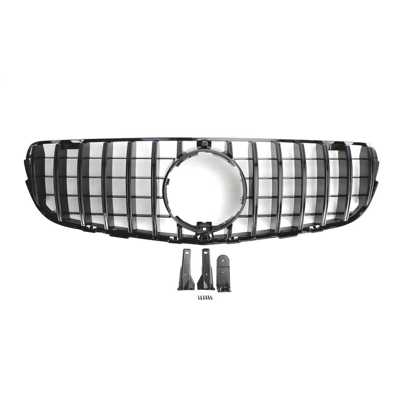Mercedes Benz GLC X253 C253 15-19 Front Bumper Grille Gloss Black