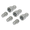 3 Sets 1 or 2 Inch BSP Hydraulic ISO Poppet Quick Release Couplings to suit — image 1