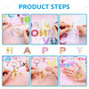 Alphabet Epoxy Resin Mold Letter Number Silicone Mould Keychain Tassel Pin Vise