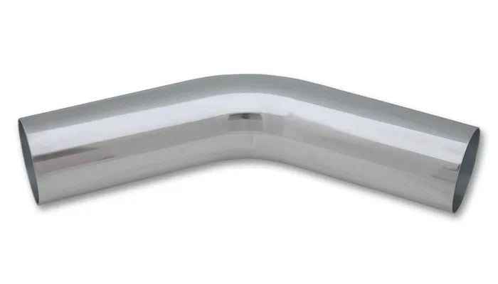 Vibrant Performance 4.5in OD T6061 Aluminum Mandrel Bend 45 Degree - Polished