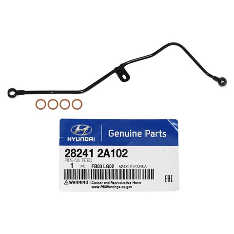 Kia Cerato 1.6L Genuine Turbo Oil Feed Pipe+Gaskets