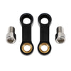 10mmx1.5 Motorcycle ABS Mirror Riser Extender Adapter Mounts Arm Right-hand Pair