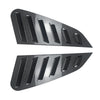 Carbon Fiber Style Rear Quarter Window Louvers to suit Subaru Impreza WRX — image 3