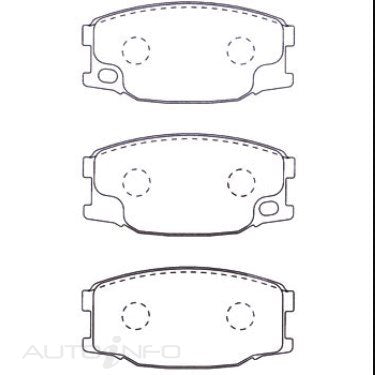 C-Plus Brake Pads MK Front Mitsubishi Canter FE FG BE - DB9003I