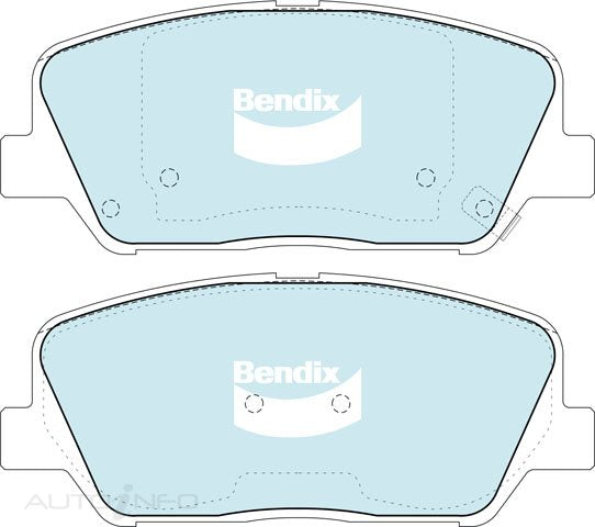 Bendix Brake Pads Front Hyundai Veloster - DB2270GCT