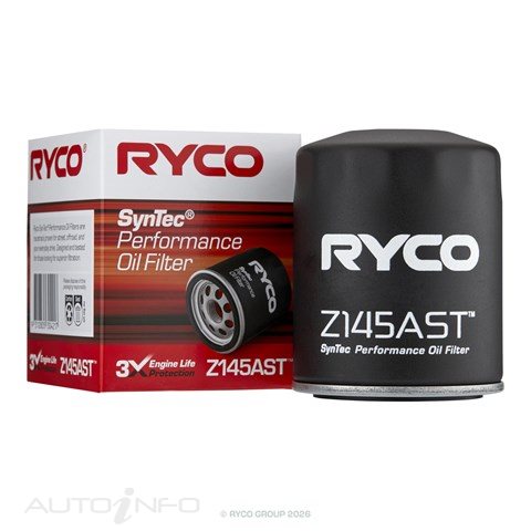 Ryco Premium Oil Filter Holden Mazda Nissan - Z145AST