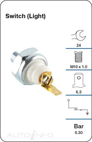 Tridon Oil Pressure Switch - TPS045