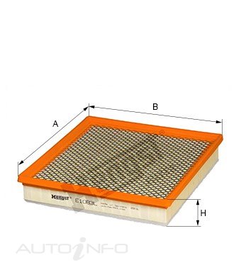 Hengst Air Filter Holden Malibu 2.4 2.0TD 13-On - E1083L