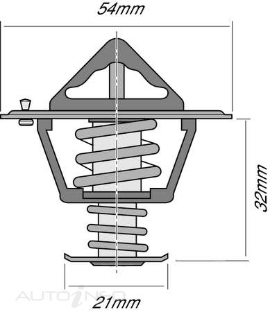 Tridon Thermostat Holden Isuzu TT326-180 - TT326-180