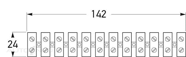 Hella Strip Connector Upto 5MM C - 8453