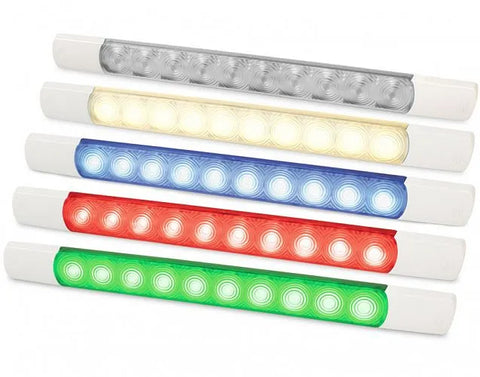 Hella Rnd Led Courtesy Lamp White 24V Black & White 50mm Rims