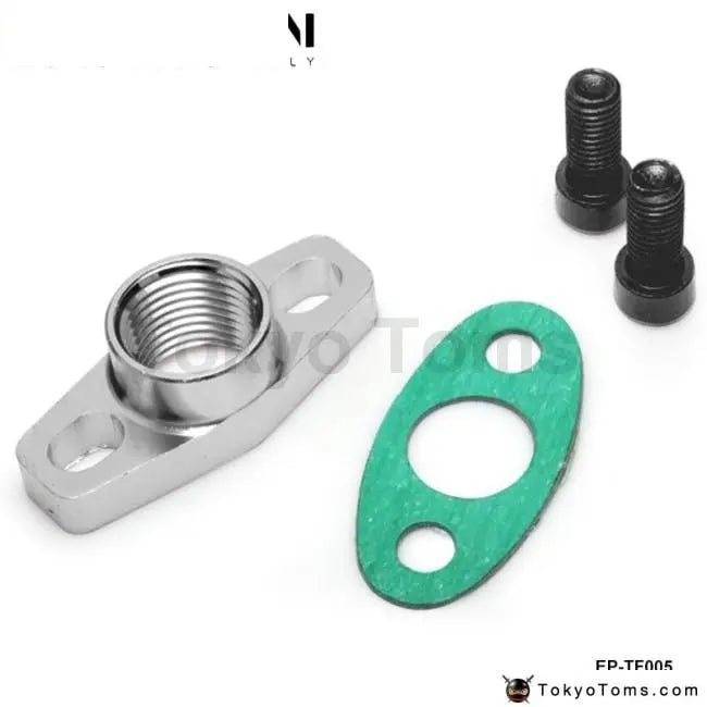 Turbo Oil Return/Drain Flange Adapter Female An10 1/2Npnt Garrett Gt28 Gt30 Gt35 T25
