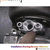 Turbo Oil Return/Drain Flange Adapter Female An10 1/2Npnt Garrett Gt28 Gt30 Gt35 T25