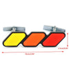 Toyota Tacoma 4Runner Tundra Rav4 Highlander Generic Tri-color 3 Grille Badge emblem