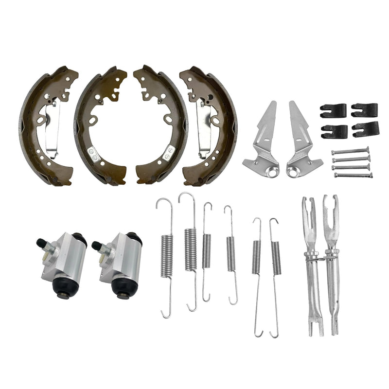 Rear Brake Shoes & Wheel Cylinders Adjuster Kit to suit Toyota Hilux GUN126 — image 1