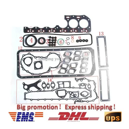 2H TOYOTA L CRUISER 4.0 Diesel Engine Engine Kits Set Engine Gasket 04111-88020 50100300 Kren Bits