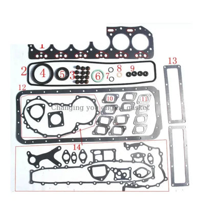 2H TOYOTA L CRUISER 4.0 Diesel Engine Engine Kits Set Engine Gasket 04111-88020 50100300 Kren Bits