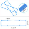 Blue rubber engine valve cover gasket with steel core suitable for chevy sbc 283 2pcs set