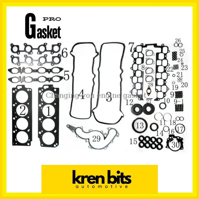 2UZFE 2UZ TOYOTA L CRUISER 100 LEXUS LX 470 METAL Set Engine Gasket 04111-50120 50178100 Kren Bits