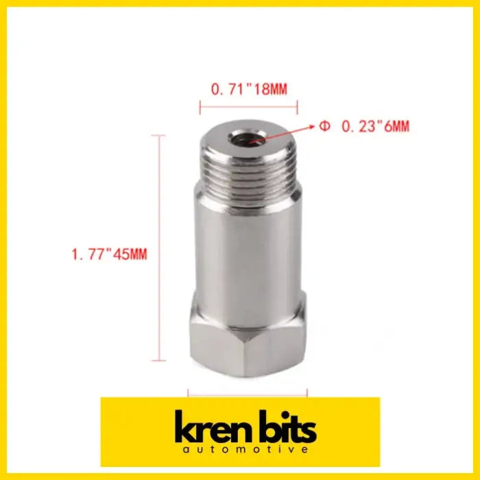 2X O2 OXYGEN SENSOR EXTENDER EXTENSION SPACER M18 x 1.5 BUNG ADAPTER - Air & Fuel Delivery>Air Intake Sensors