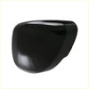Black glossy plastic side mirror cover suitable for mitsubishi outlander 2023-24 shown from the back side