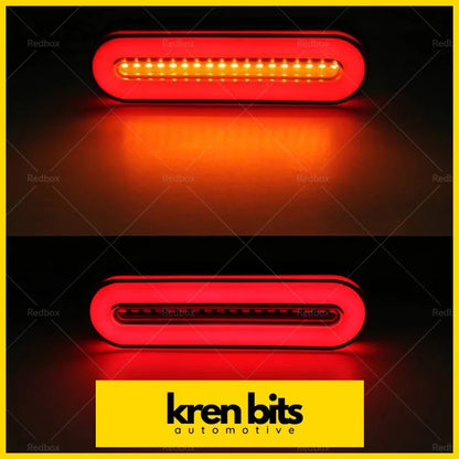 2X Tail Lights 18 Led Stop Flowing Turn Signal Brake Rear Truck Trailer Atv Utv Lighting &