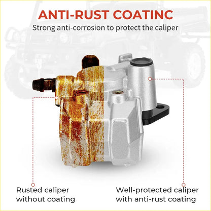 2x4 Front Brake Caliper & Pads for Suzuki Ozark 250 LTF250 - Brakes