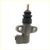 Gray metallic 3/4 clutch cylinder for Nissan Caravan Urvan E24 with black rubber boot and brass piston rod