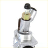 Silver metallic 3/4 front wheel brake cylinder for Nissan Datsun 520 521 with black rubber cap and brass hex nut