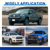 Dark gray toyota tacoma pickup with black grille and chrome accents shown with 3 pcs shift lock up solenoid kit for a340e transmission