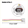 Gray plastic 3 pin alternator regulator connector adapter plug for toyota with red black and yellow wires ideal for ute offroad 4wd