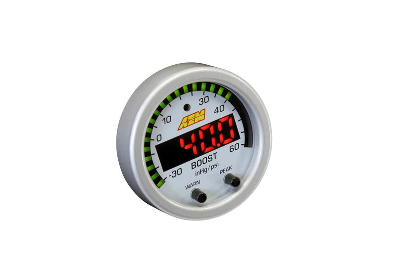 AEM 30-0308 X-Series Boost Pressure Gauge -30~60psi /