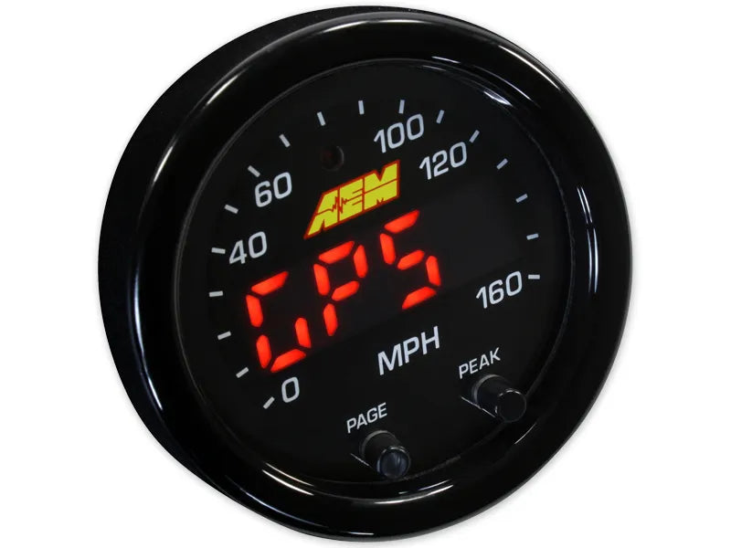 AEM 30-0313 X-Series GPS Speedometer Gauge 0~160mph /