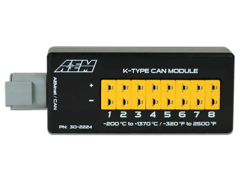 AEM 30-2224 8 Channel K-Type EGT CAN Module