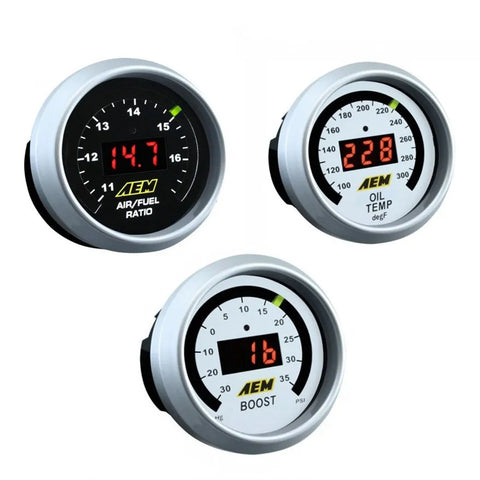 CMA Wideband UEGO/Temperature/Boost Gauge Bundle