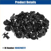 Black plastic automotive trim fasteners 30 x radiator cover retainer clips for toyota 4runner 2003-2023