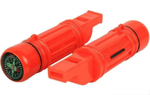 CAOS Gear Survival 5-in-1 Whistle - Orange