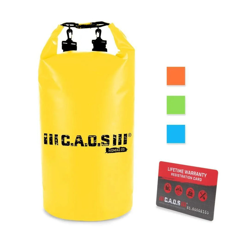 CAOS Gear 20L Dry Bag - Yellow