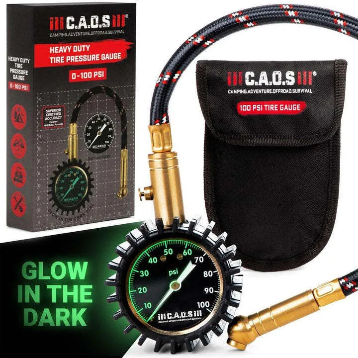 CAOS Gear 100psi Tyre Pressure Gauge